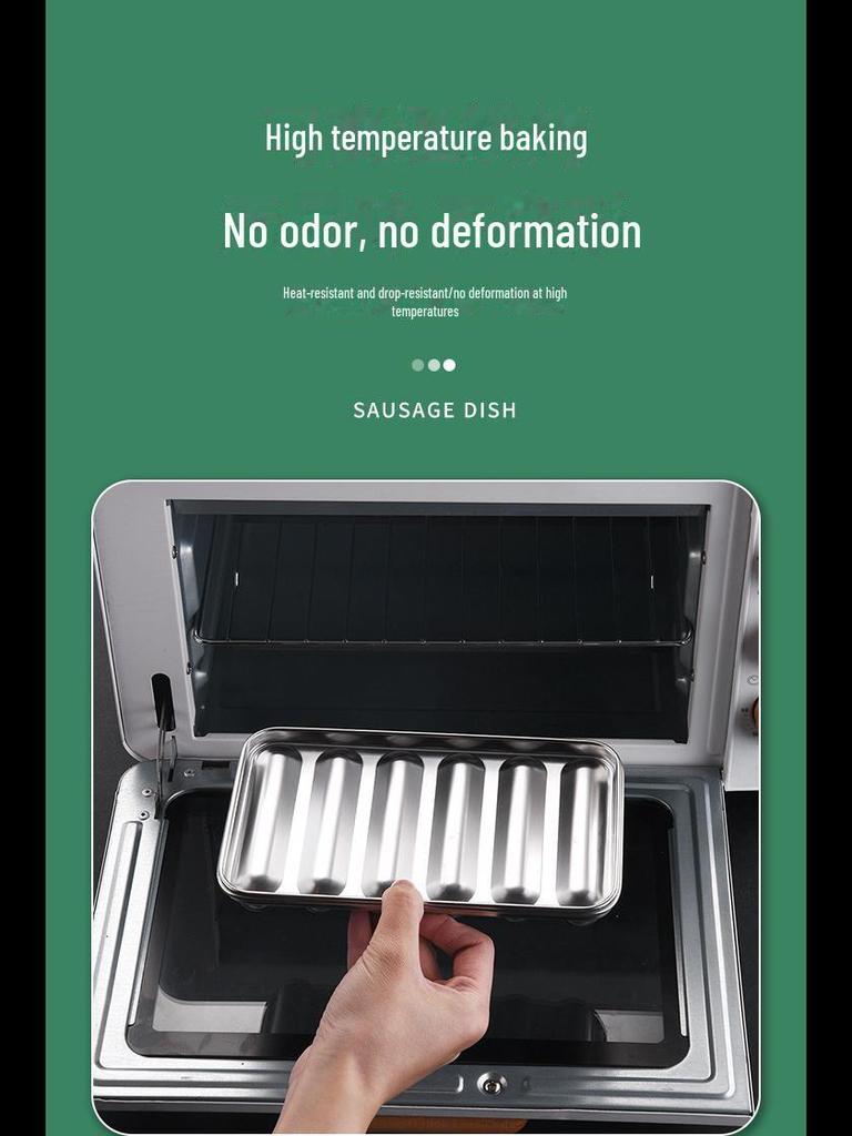 304 Stainless Steel Sausage Mold for Baby Food, Steamed Cake, and Kitchen Use