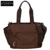 Отличное состояние 1BG102 Re-Nylon x Кожа Детская сумка/Сумка для мамы Сумка через плечо Коричневый Б/у