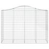 VidaXL 9x Arched Gabion Baskets Arched Gabion Cages Gabion Walls Garden Fences Terrace Outdoor 3145689