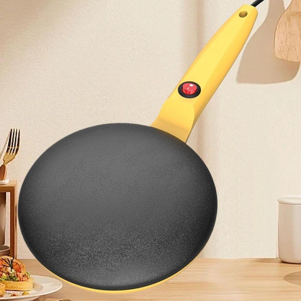 Ergonomic Grip Crepe Maker Simple Operation Pancake Maker Easy To Use Crepe Pan Home Use