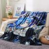1Pc ReZero Print Flannel Blanket, High quality Comfortable for All Seasons, Home Decor, Warmth and Comfort, Perfect for Christmas Gifts
