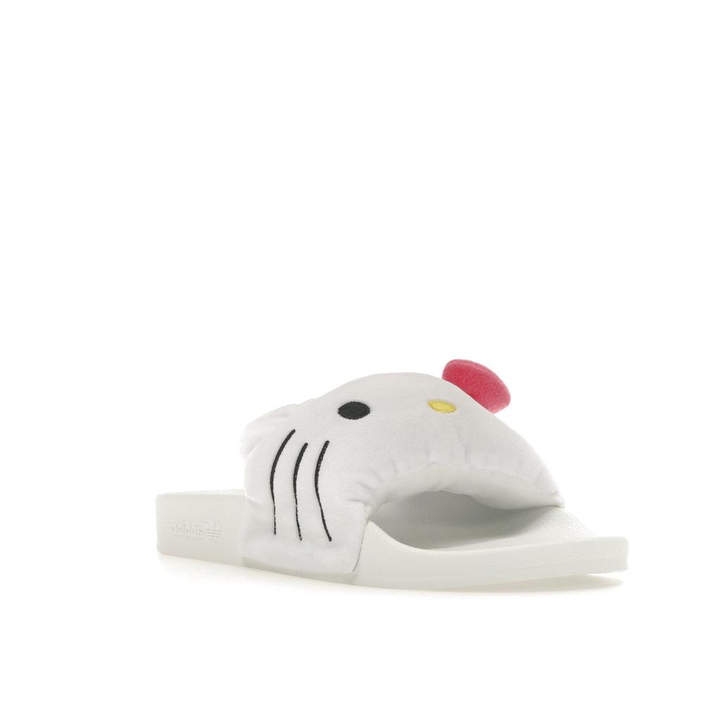 Hello Kitty x adidas Adilette Slide Hello Kitty и Друзья Женские Кроссовки Белые Обувь-Белый Основной-Черный IG8419