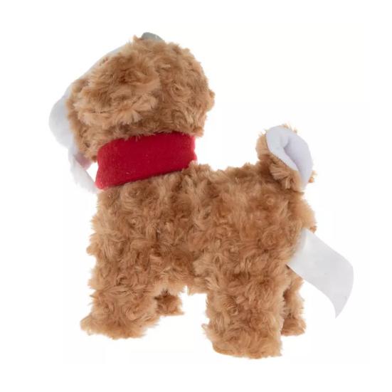 Yousheng Electric Плюшевая Хайлендская Корова в Шапке Санты Мягкий Козлик Чучело Животное Рождественское Праздничное Украшение Милый Подарок для Снятия Стресса для Детей Семьи