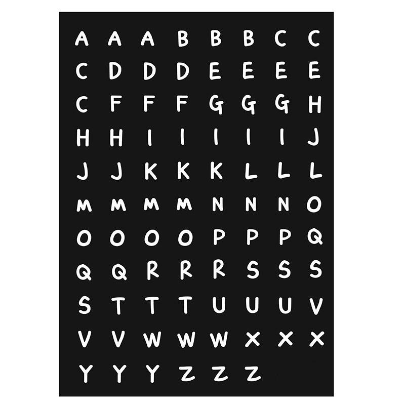 Декоративные наклейки своими руками Алфавит Цифры Наклейки Материал Клей