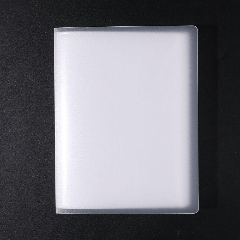 Blank Page Design Transparent Sticker Storage Book Collecting Nail Stickers