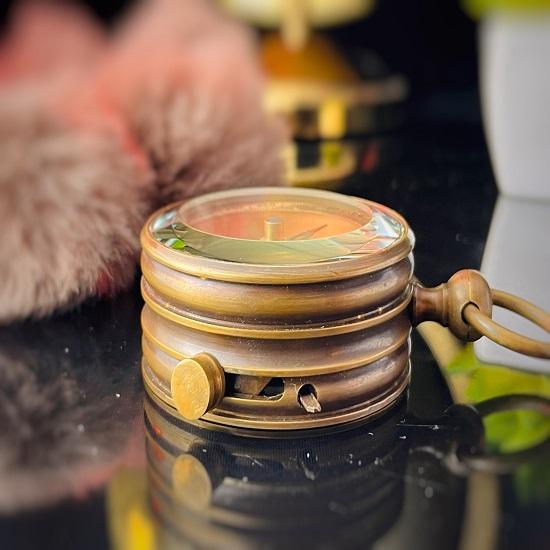 Vintage Dollond London Compass - Handmade Brass Copper Nautical Navigation Tool - Anniversary Gifts For Him, Her - Gifts For Mother