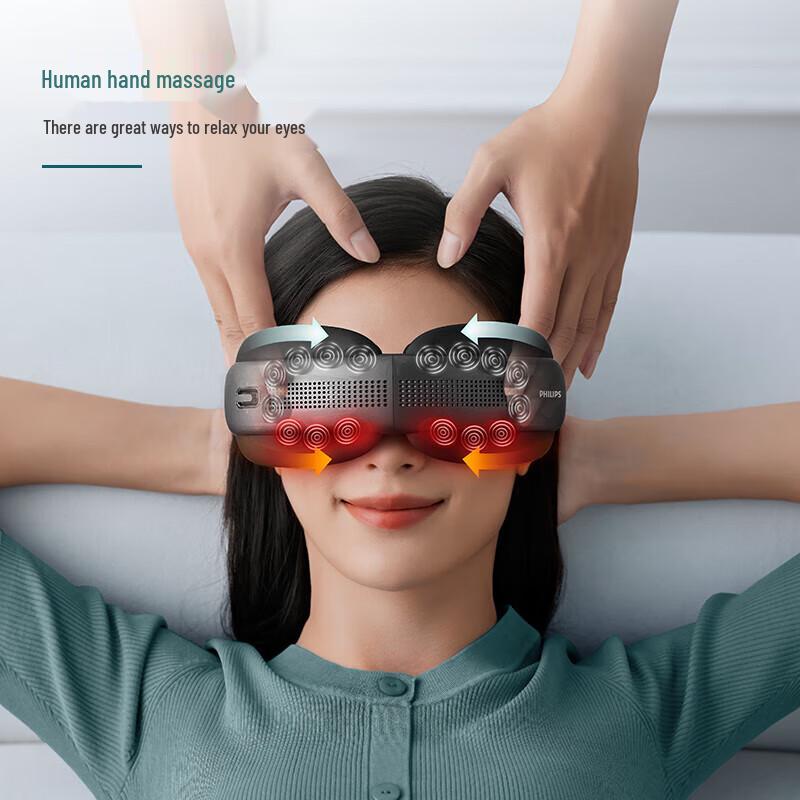 Philips PPM3203E Smart Eye Massager with Heat & Air Compression