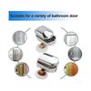 Shower Door Rollers, 4pcs 25mm Sliding Shower Doors Wheels Replacement Roller Runner Wheel 2 Top & 2 Bottom Chrome Plated Door Roller
