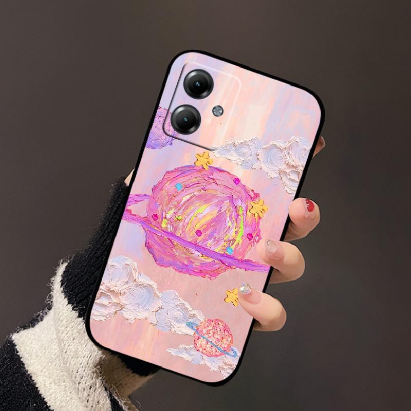 Для Motorola Moto G14 4G G75 G35 G55 G85 5G Чехол Модный Мягкий Силиконовый Задняя Крышка Телефона Черный Ударопрочный Защитный Fundas Coque