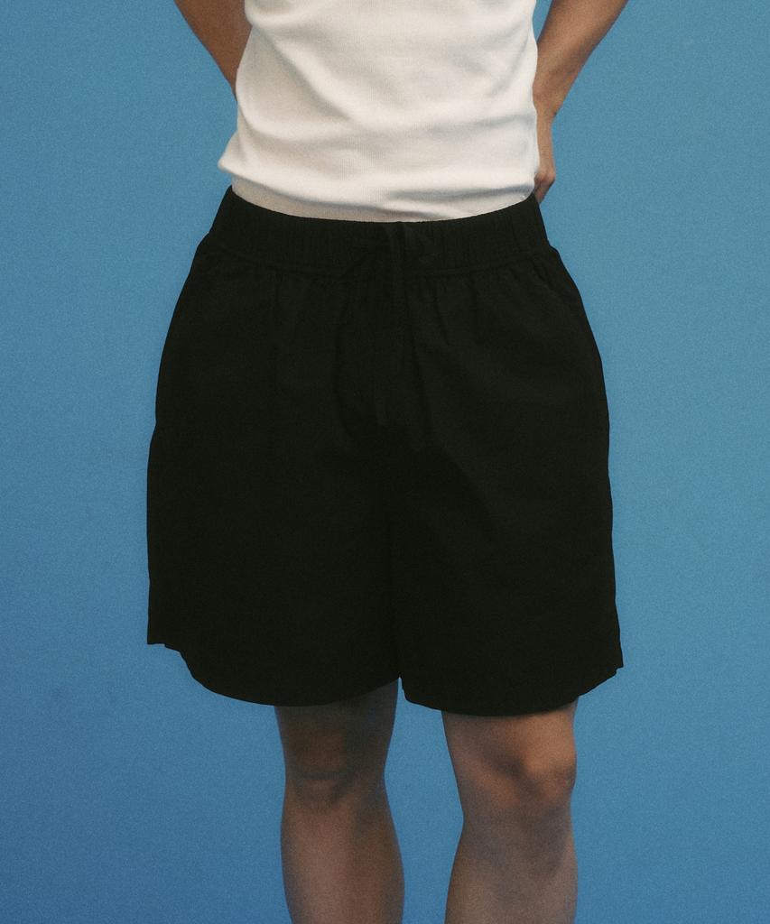 Мужские шорты Billalei Daily Easy Cotton - Черный