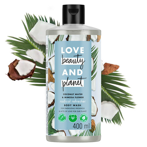 Love Beauty And Planet Coconut Water & Mimosa Flower Hydrating Body Wash - 400ml