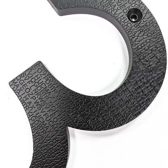 Черные номера домов, буквы с номерами дверей для наружных вывесок, простая установка, пластиковые матовые цифры, буквы, знак для почтового ящика домашнего адреса