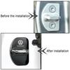Car Sticker Car Door Lock Protective Cover For Volkswagen VW GTI Polo Passat Tiguan Sharan T-ROC Touran Jetta Bora Accossories zw7