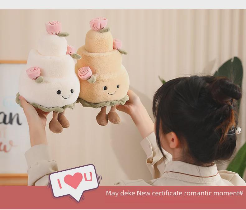 Rainbow Cake Diamond Ring Jellycat Doll Мягкая игрушка - Подарок на День святого Валентина