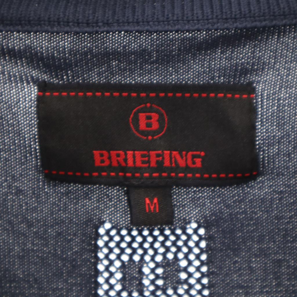 BRIEFING golf Knit jacket M Navy Men's Used