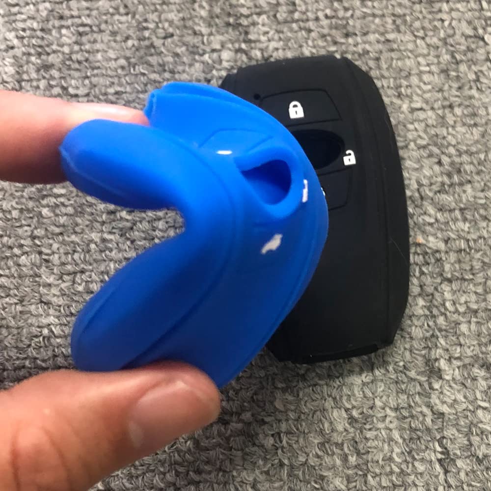 ZIAN [2 шт.] Чехол для смарт-ключа для автомобилей Subaru Силиконовый чехол для смарт-ключа с тремя кнопками, разработанный специально для Subaru Levorg Legacy B4 Impreza G4W