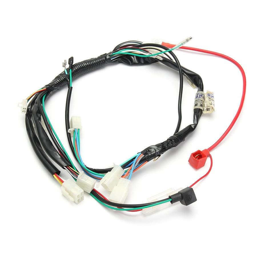Electric Start Wiring Harness - Motorcycle Wiring Harness for Pit Bike ATV Quads
