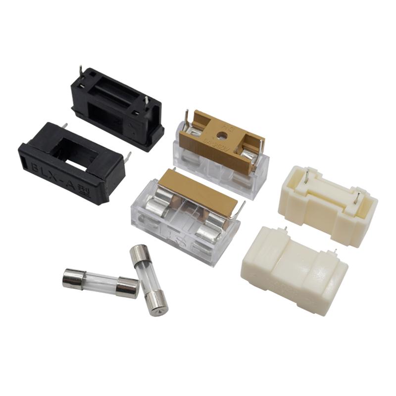 10pcs BLX-A 5*20mm Glass Fuse Holder BF-013 Insurance Tube Socket Suitable For 1A 2A 3A 4A 5A 6A 7A 8A 10A 12A 15A 5x20MM Fuses Fuse Holders1