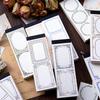 Серия 'Озерная' Стикеры - Простая Рамка для Журнала DIY Декорация, 100 Листов