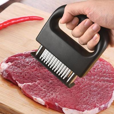 1 шт. выдвижная игла для мяса из нержавеющей стали, размягчитель для мяса, 48 лезвий, кухонный молоток для приготовления стейка, инструменты для взбивания мяса