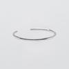 Another Layer Basic Open Bangle (silver925)(2color)
