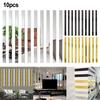 Decorate Your Space Long Strip Acrylic Mirror Mosaic Wall Stickers Bedroom Decor