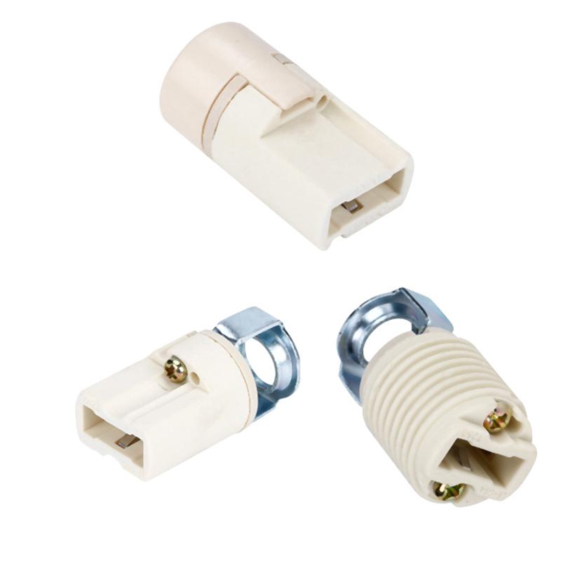 Винт G9 Diy Light Керамический держатель лампы Бытовой стол Напольный светодиодный цоколь лампы для освещения Аксессуар Головка Конвертируемая розетка