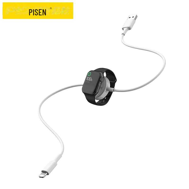 PISEN iWatch 2-в-1 Lightning и беспроводной магнитный кабель для зарядки