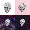 Привлекательная мультяшная булавка в виде головы черепа на модную тему игральных костей из сплава