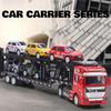 1:48 Alloy Car Exquisite Workmanship Wear-resistant Stylish Car Carrier Series Model For Boy XiXi