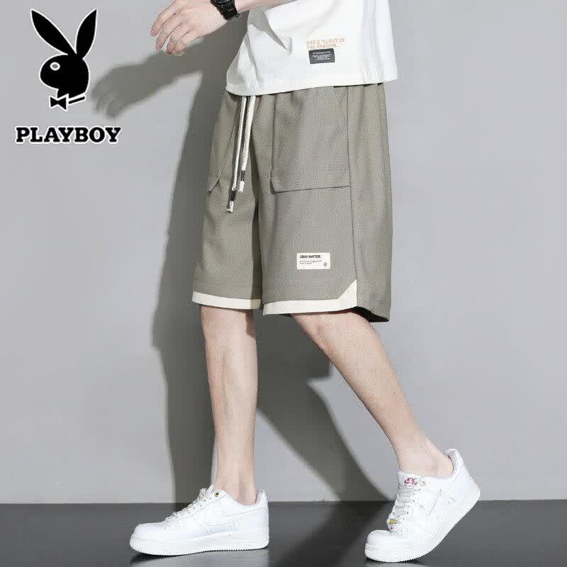 PLAYBOY Мужские повседневные шорты из ледяного шелка