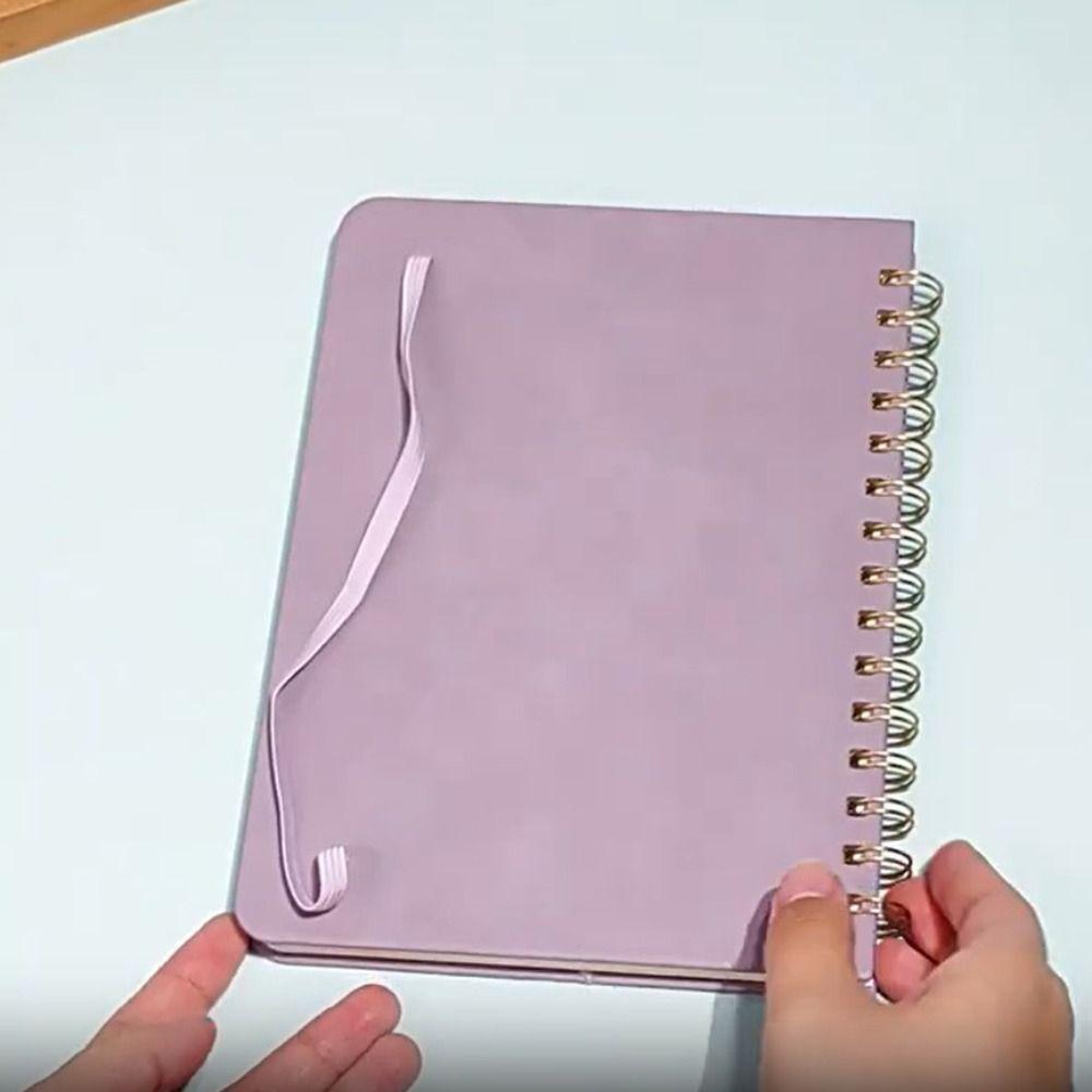 PU Leather Cover 2026 Weekly Monthly Planner Calendar Daily Notebook  Record