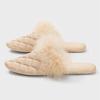 Fashion Fashion Feather Decoration Design Slippers Women Comfort Lightweight Soft Sole Home Slippers Elegant Non Slip Zapatos De Mujer