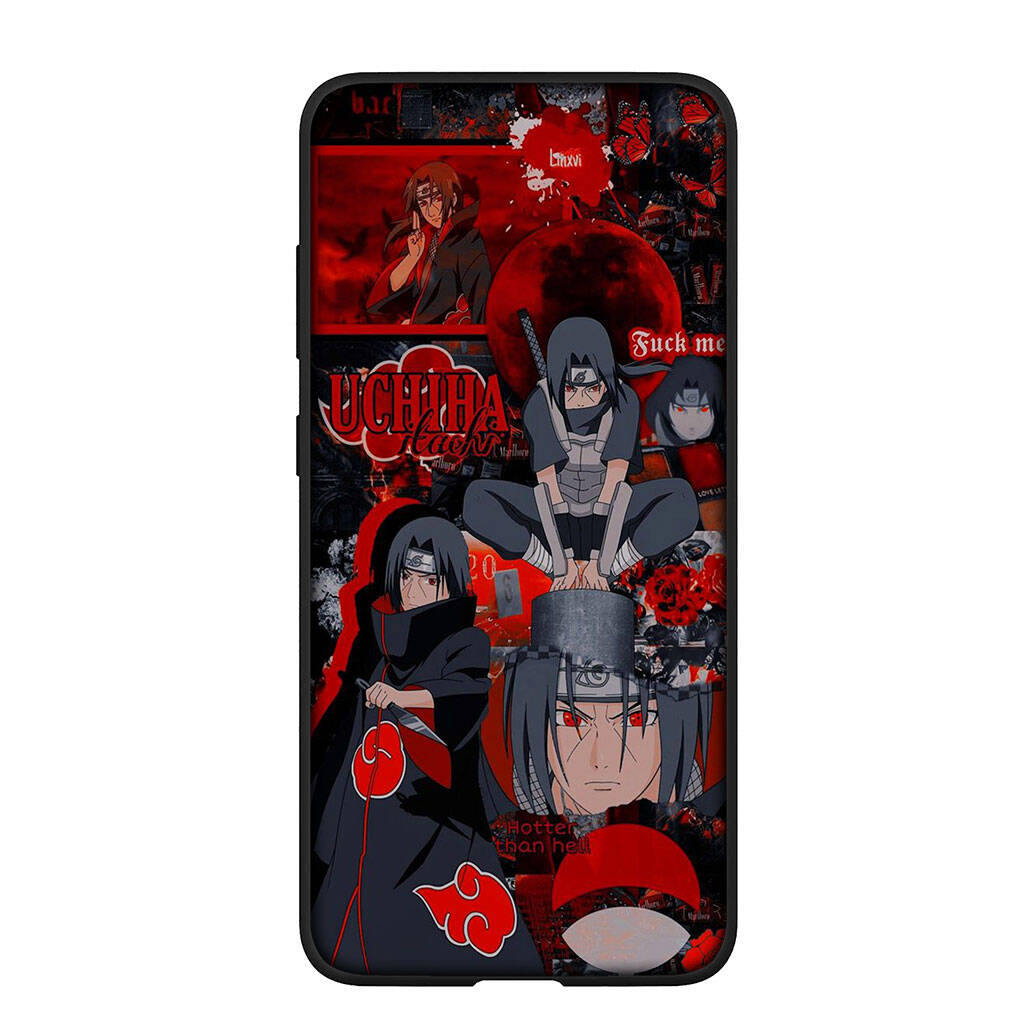 Case for Samsung Galaxy S25 S23 S24 Ultra FE Plus A05 A06 A15 A16 A36 A37 A35 A54 A55 A56 A57 A25 A26 A53 Akatsuki Poster Itachi Naruto Sasuke Cover