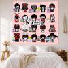 Incredibox Custom Your Name Wall Decor Tapestry Art For Pet Memorial Birthdaywedding Party Backdrop Family Gift