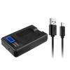 Compact ABS Camera Battery Charger LCD Display for IXUS 50 55 60 65 80 75 100 Camera Charging Option USB Charger