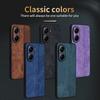 Ретро Бизнес Чехол из ПУ Кожи с Гладким Покрытием для Xiaomi POCO X8 Pro Max X7 F8 Ultra F7 M8 M7 Pro Ударопрочный Чехол с Полной Защитой
