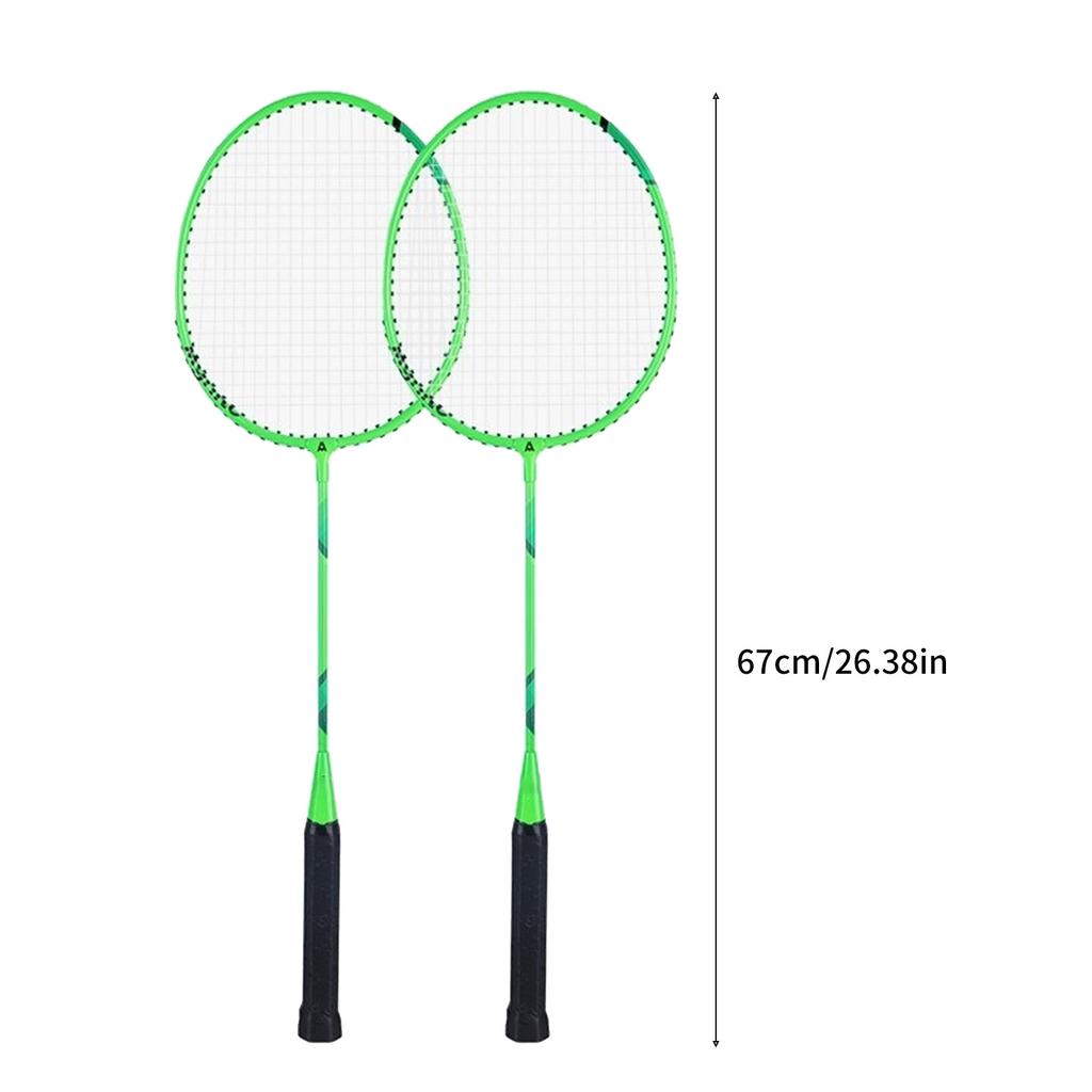1 пара профессиональных ракеток для бадминтона, воланы, ракетки, спортивный набор для детей, игроков, для спорта в помещении и на открытом воздухе, просты в использовании