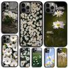 Чехол для телефона с цветком ромашки для iPhone 17 Air 15 16e 14 13 Pro Max Coque 12 11 Pro Max PLUS