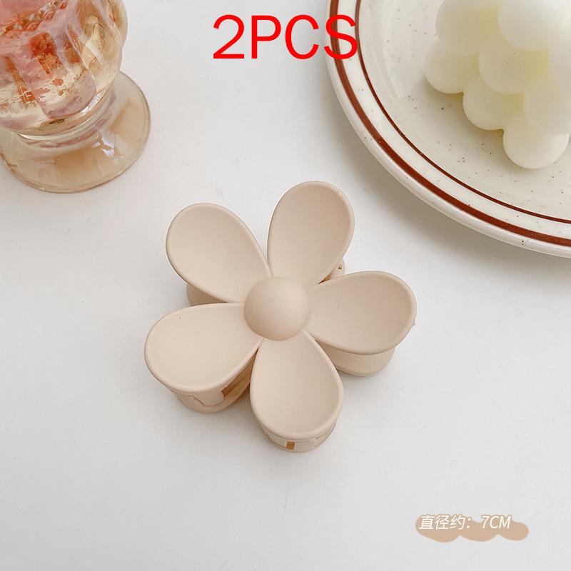 2 шт., комплект головных уборов премиум-класса, новые женские модные зажимы для волос, кофейные, черные, акриловые, большие заколки для волос, зажим для женщин, заколка, аксессуары для волос