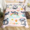 Rainbow Clouds Duvet Cover Sets For Kids Boys Girls Queen King Size Lightweight Quilt Covers Colorful Cartoon Cute Bedding Sets