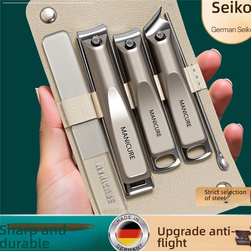 Stainless Steel Nail Clipper Set Professional Manicure Pedicure Tools Full Set for Men Women Home Travel Use