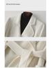 Women's Long Double-Faced Cashmere Coat - New Loose Woolen Design for Autumn/Winter 2024
