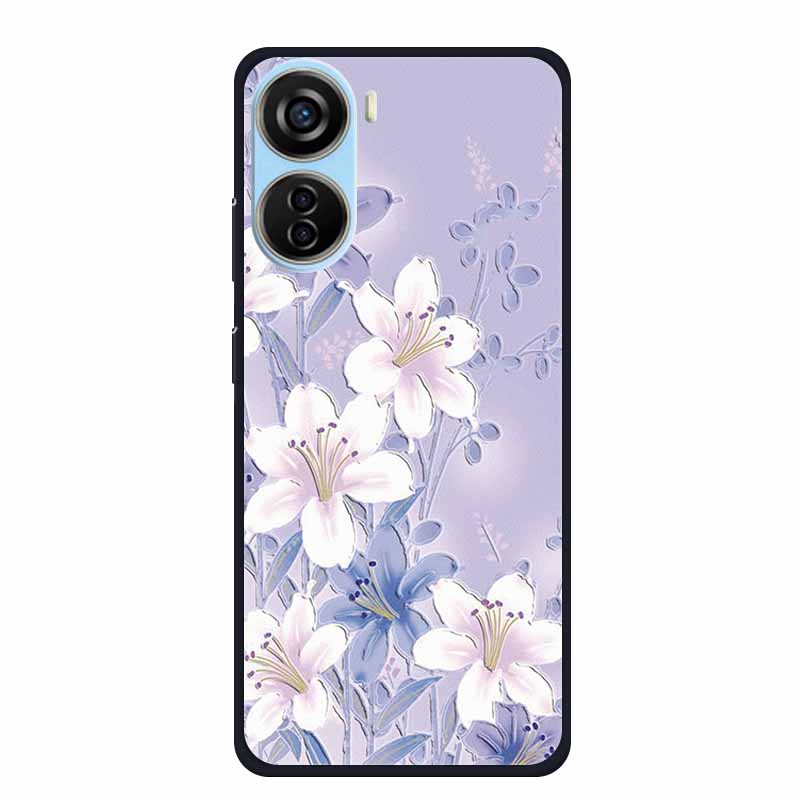 3D Тисненый чехол для ZTE Blade A35 A55 A54 A34 A33S V50 Design 5G V50 Vita Axon 40 lite Чехол для телефона Мягкий силикон ТПУ Задняя крышка