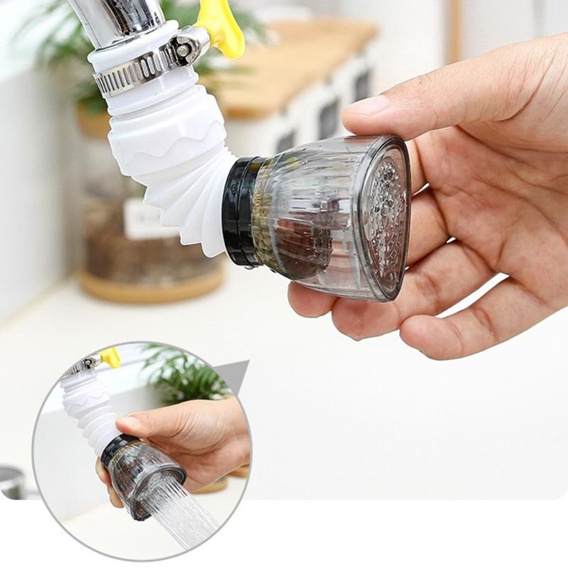 Durable 360 Degree Rotating Faucet Adapter Faucet Water Purifier Retractable Faucet Extender for Kitchen Bathroom Sink