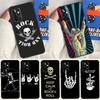 Чехол-череп Rock Roll для Samsung Galaxy A13 A35 A15 A55 A53 A33 A36 A56 A26 A16 A22 A32 A52 A54 A34 A05 A06