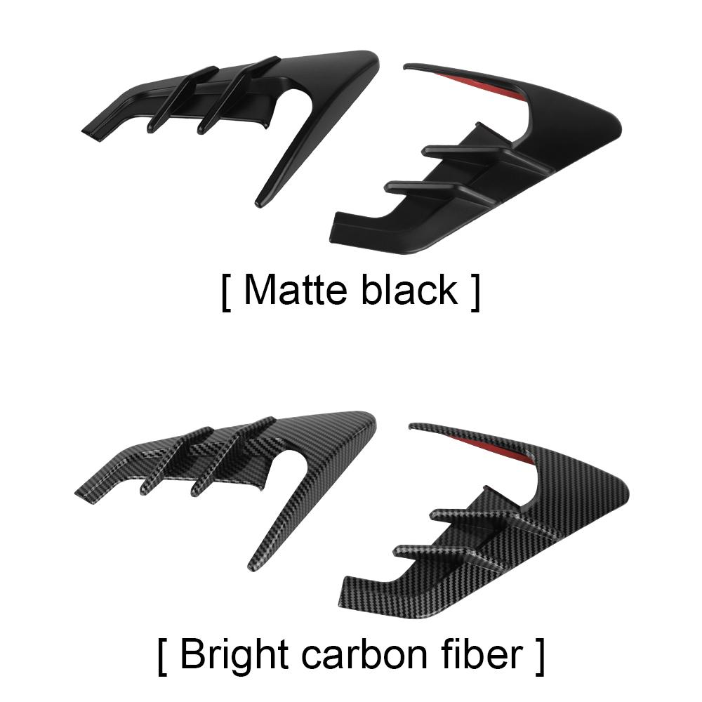 Автомобильные наклейки, защитные чехлы для боковой камеры, боковой спойлер, декоративная защита крыла, углеродное волокно, автоаксессуары для Tesla Model Y