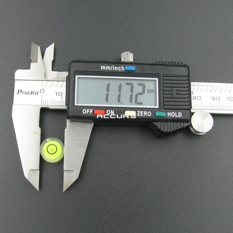 Высокоточные электронные весы Спиртовой уровень с шариками Мини пузырьковый уровень Инструменты Горизонтальный инструмент Диаметр 12-20 мм