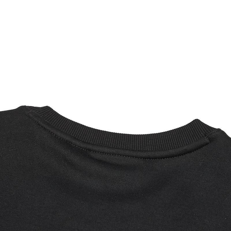 Fila Простой Универсальный Повседневный Флисовый Пуловер Свитшот Мужской свитшот Черный F11M448224FBK