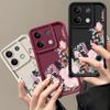 For Xiaomi Poco X6 X5 13t 11t Pro Redmi Note 13 12 11 10 Pro Flower Lens Protection Shockproof Silicone Soft Case Cover